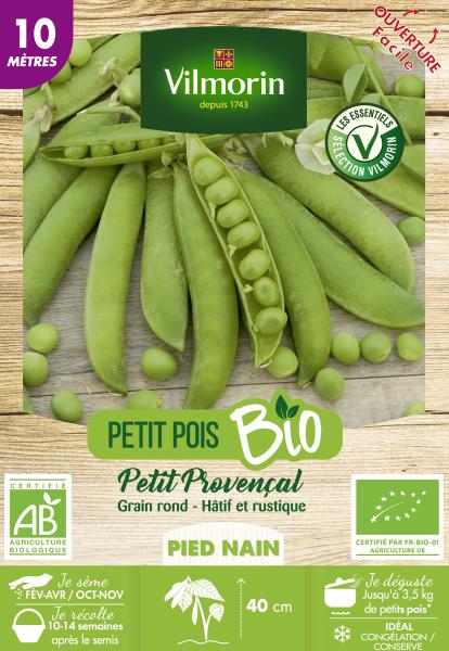 Légumes Secs - Pois Petit Provençal - BIO - 10 m - PACKAGING_RECTO